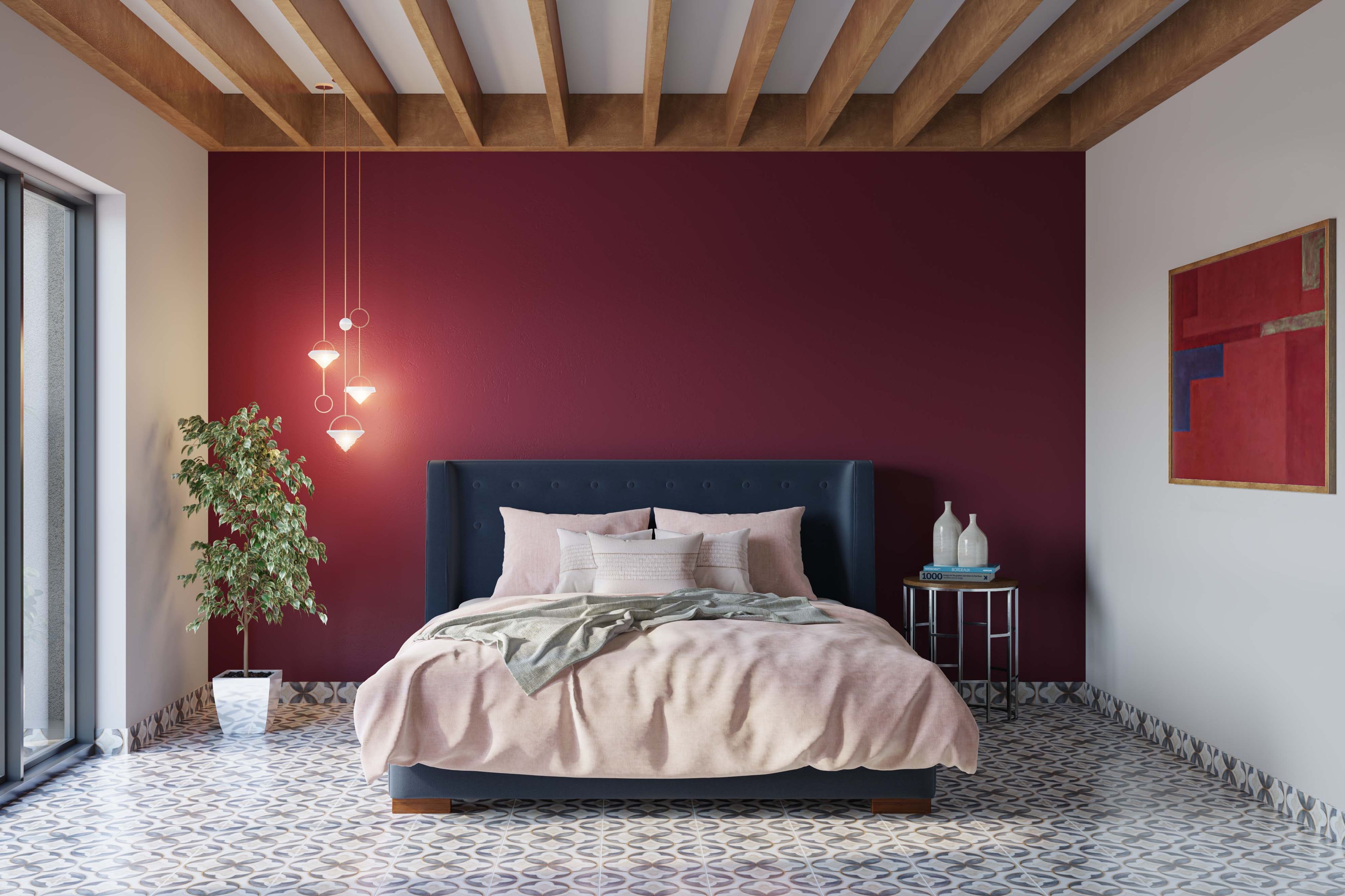 wall painting designs for bedroom