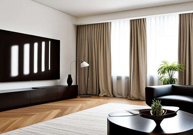 Living Room Curtains Design