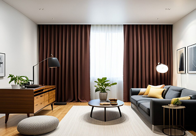 curtain design for living room