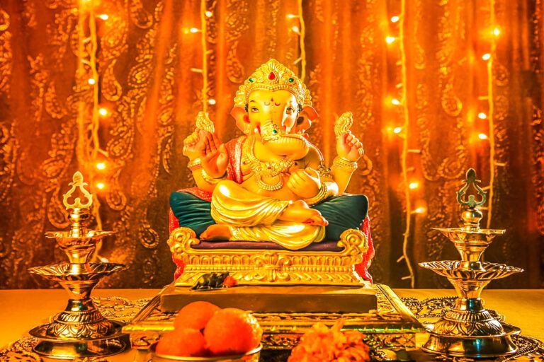 ganpati decoration | the interior nook