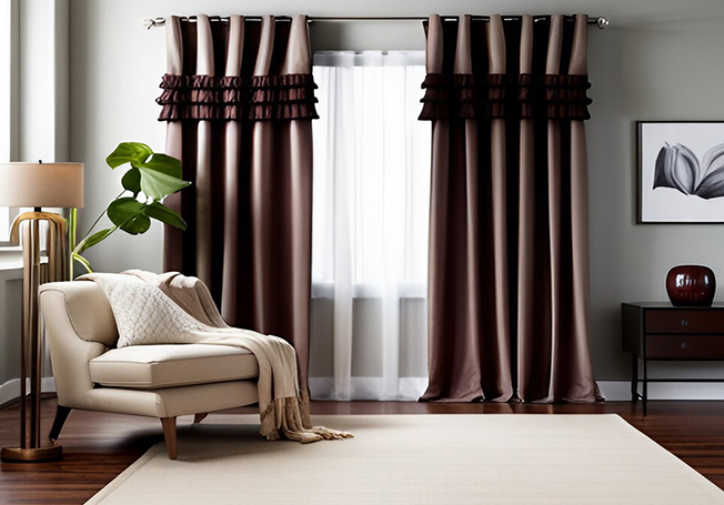 modern curtain designs for living room
