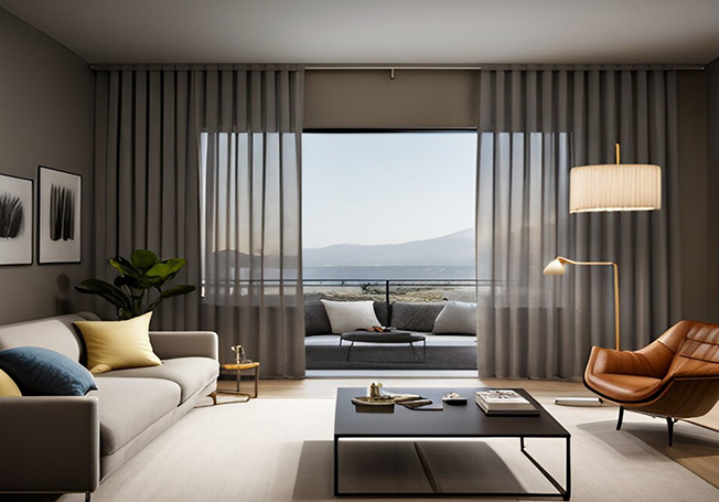 Living Room Curtains Design